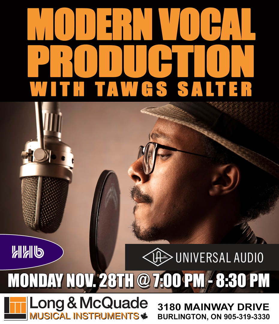Modern Vocal Production With Tawgs Salter